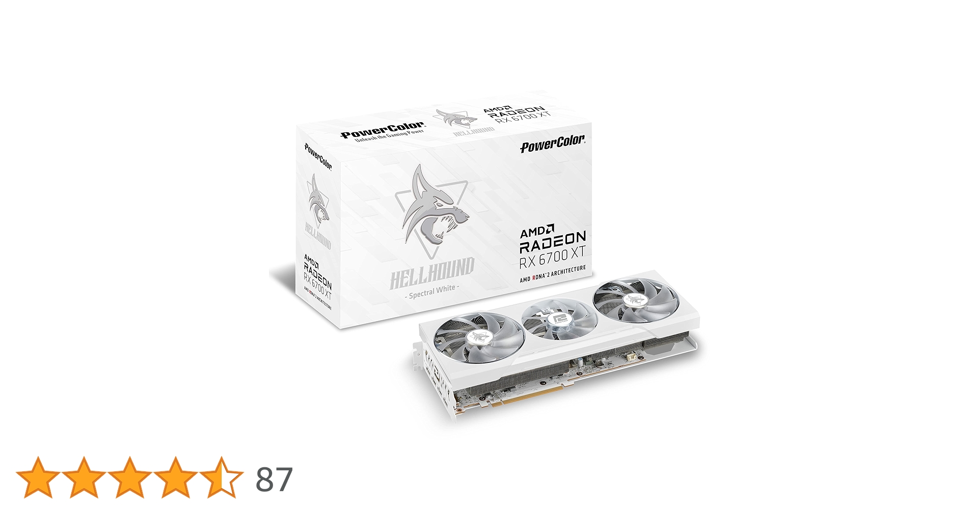 PCパーツ PowerColor Hellhound RX6700XT Spectral W Power Color Radeon Rx 6700Xt Hellhound Spectral White
