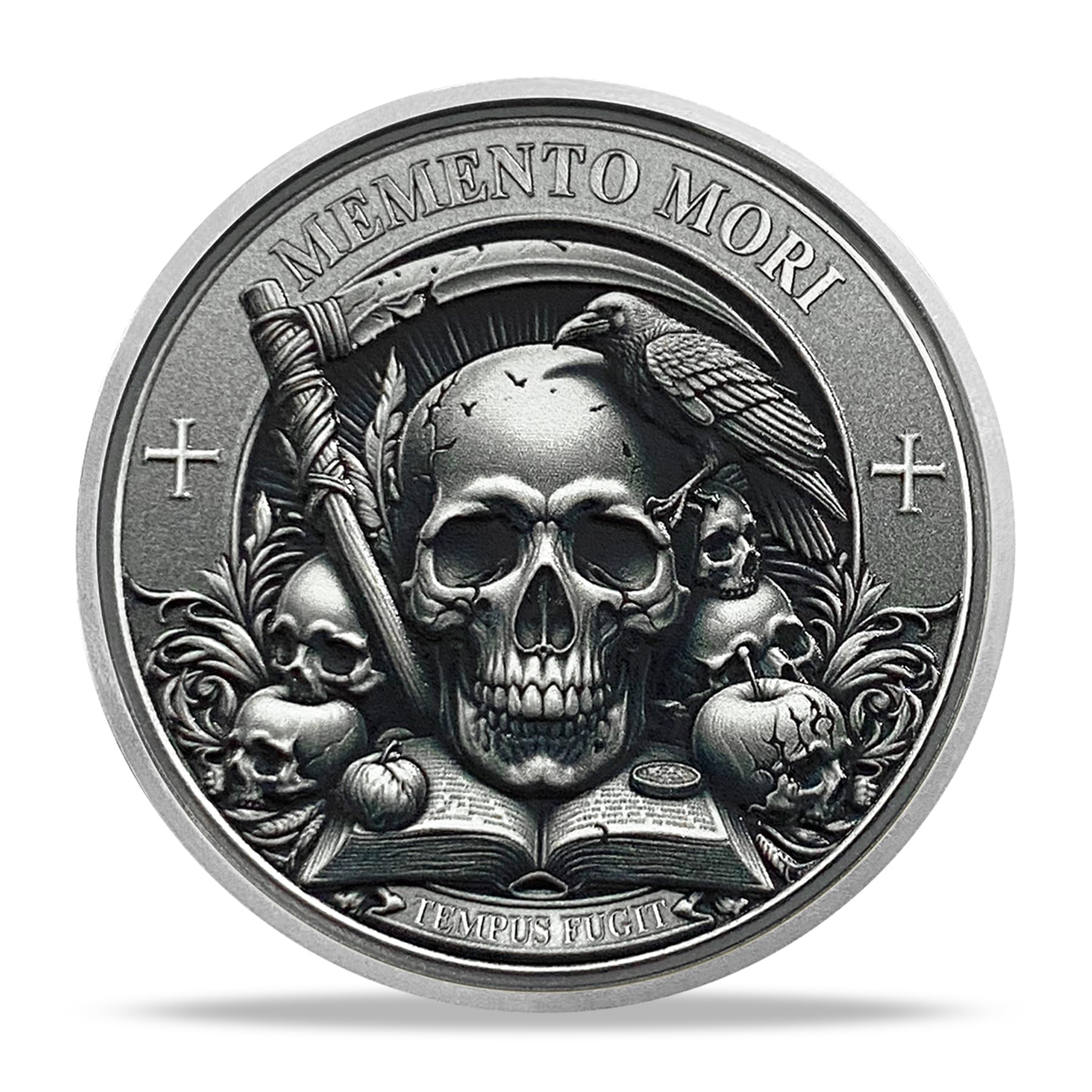Memento Mori Coin Momento Mori Coin Skull Coin Stoic Gifts | Desertcart  Seychelles