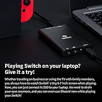 Vista 7 de Narvitech Tarjeta de captura HDMI NJ300, paso 4K60, grabación 1080P60, Plug & Play, transmisión de baja latencia para Switch 2, PS5, Xbox, PC y Mac.