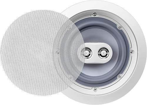 Miniatura 2 de OSD Audio ACE500 bocinas para techo, de 5.25pulgadas, 75W, la rejilla se pude pintar, de color blanco, 1 par