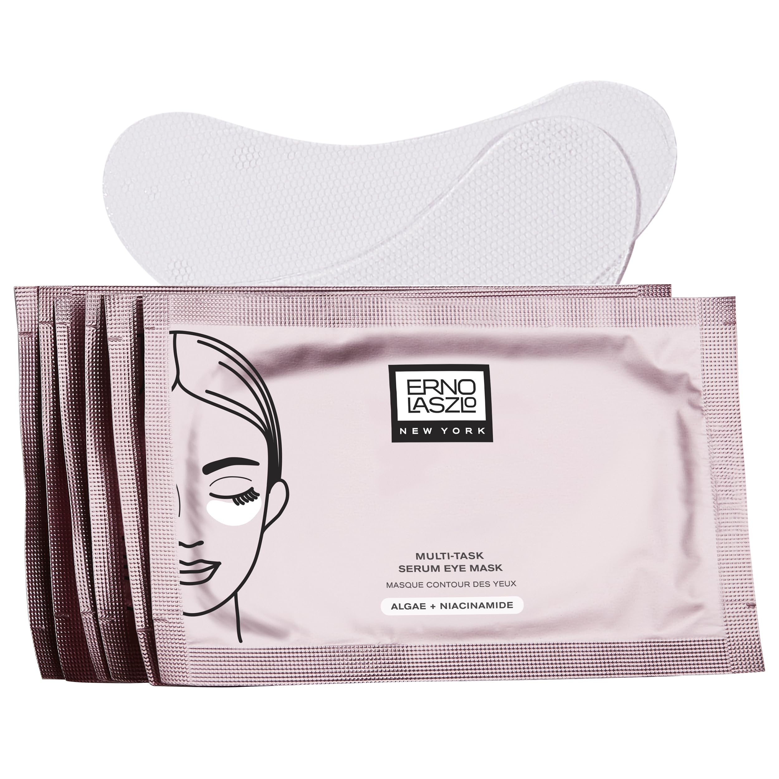 Erno Laszlo Multi-Task Serum Under Eye Mask, Hydrate and Nourish, Under-Eye Patches Improve Puffiness, Fine Lines and Dark Circles, Set of 6 Masks, 0.15 Fl Oz each - Wrinkle Patches