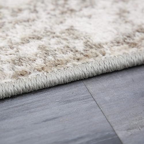 Miniatura 4 de Scott Living Area Alfombra de Mohawk, (8 x 11 pies) Collage Geométrico Oyster