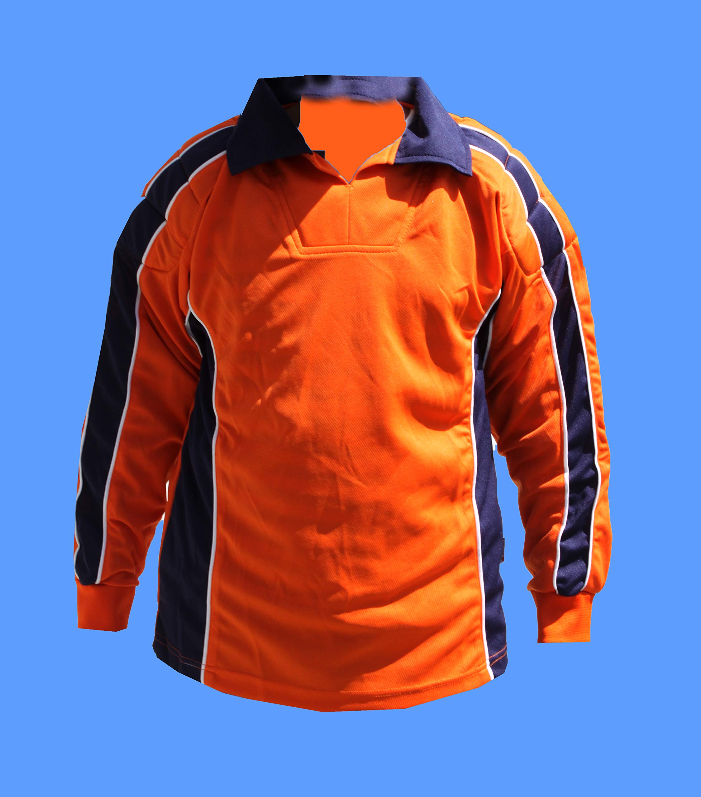 Lisaro Maglia da Portiere a Maniche Lunghe, Arancione/Nero, Arancione/Nero