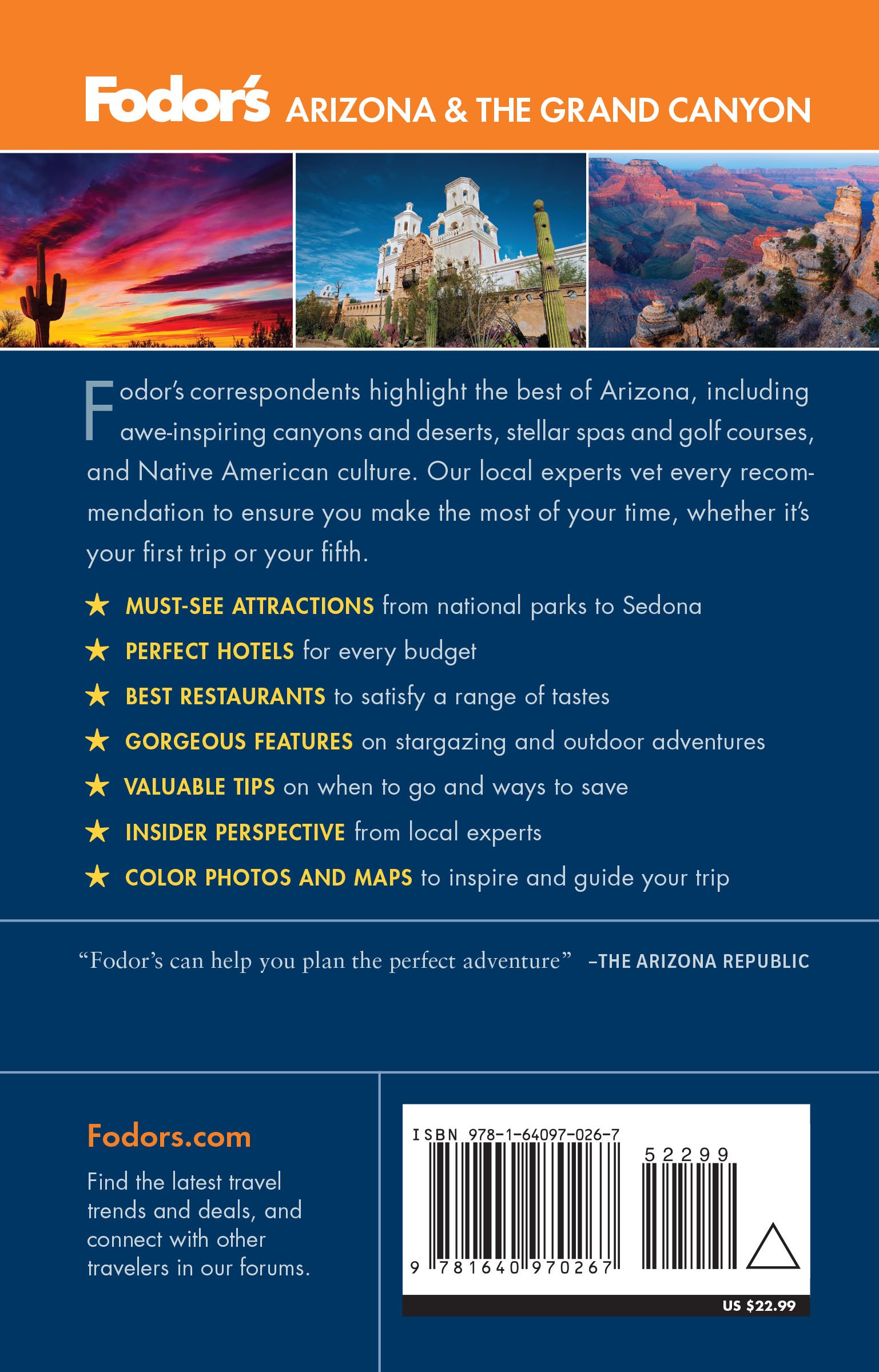 Fodor's Arizona & The Grand Canyon (Full-color Travel Guide)