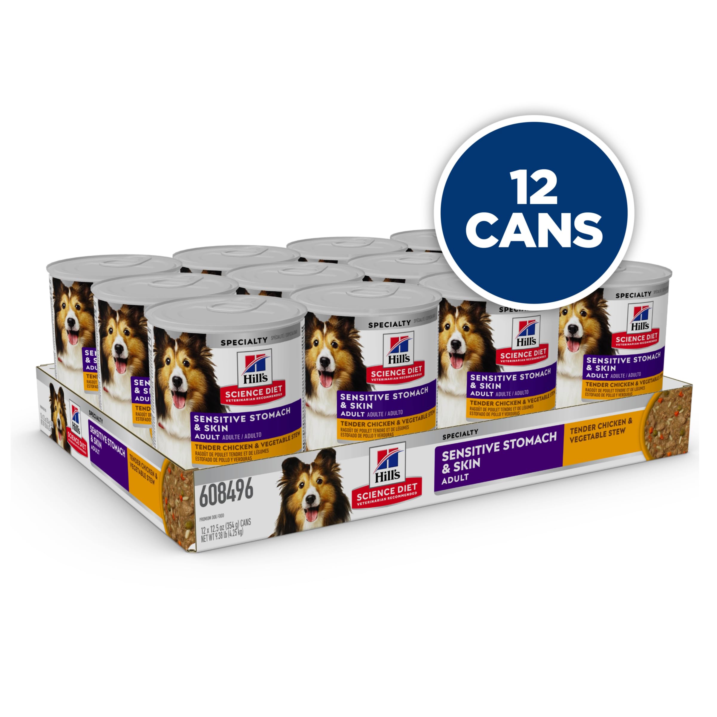 Hill's Science Diet Adult Sensitive Stomach & Skin Wet Dog Food
