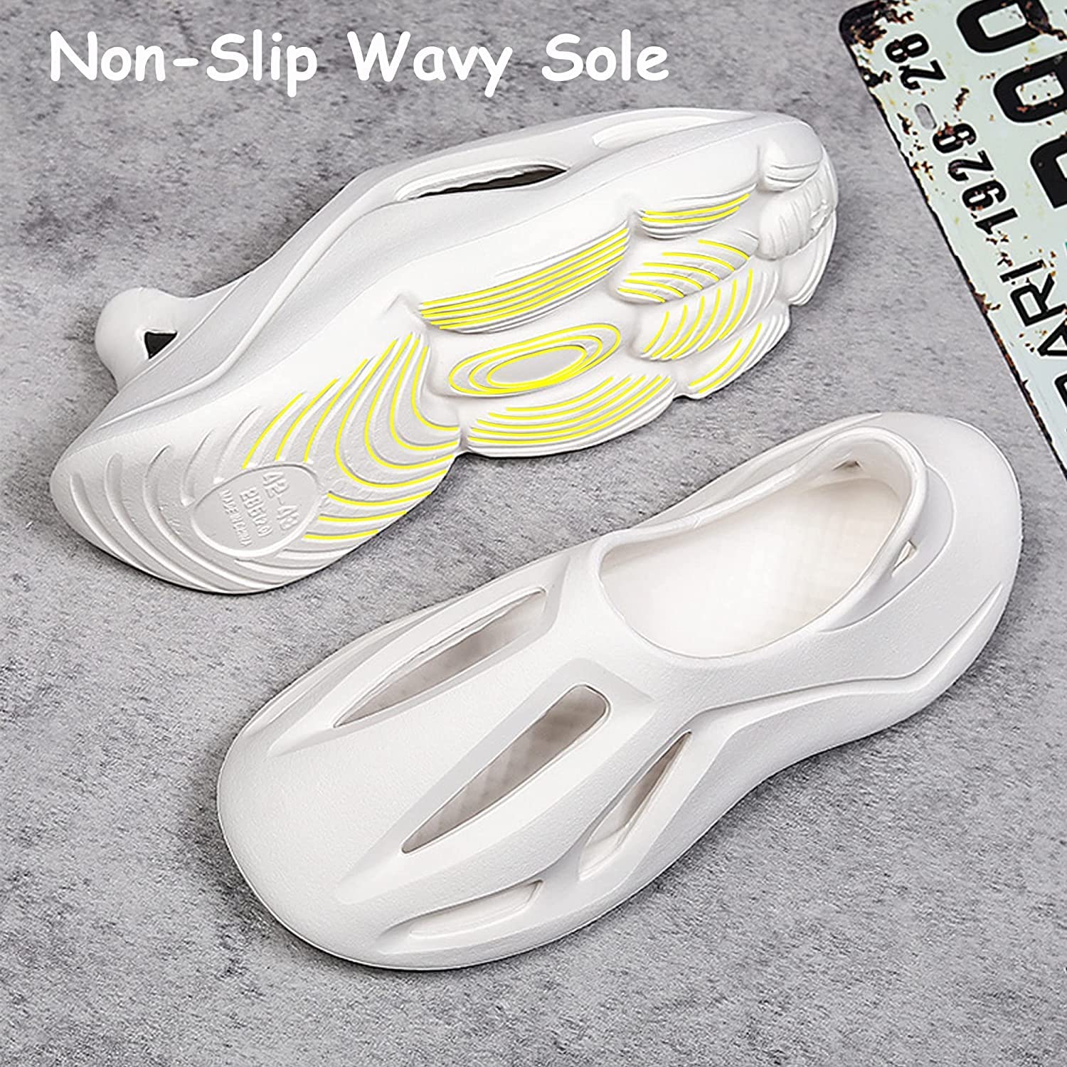 Scarpe da corsa in schiuma per uomo e donna, traspiranti, leggere, antiscivolo, ad asciugatura rapida, super morbide, scarpe sportive casual cave, scarpe da ginnastica da passeggio all'aperto, sandali