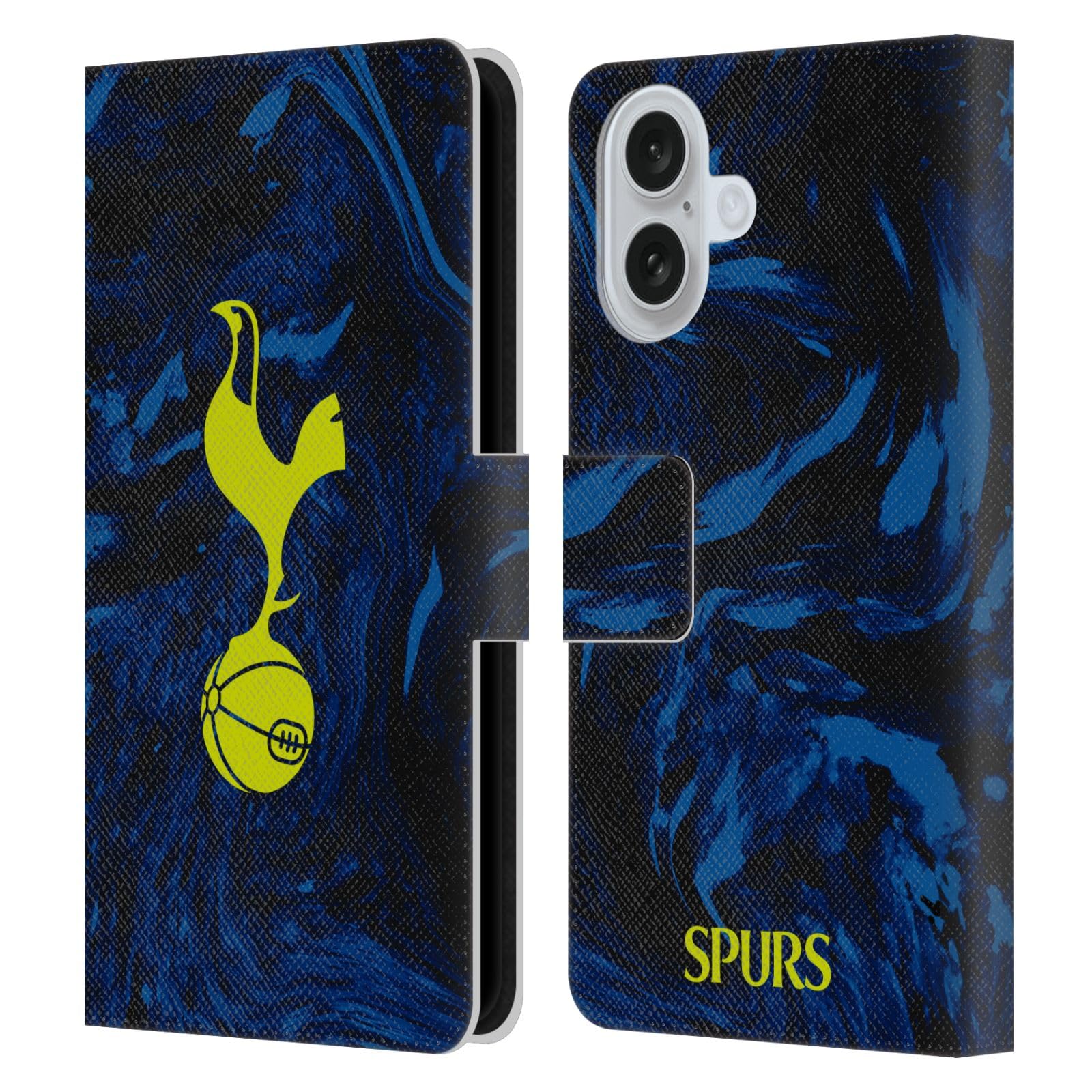 Head Case Designs Officially Licensed Tottenham Hotspur F.C. Away 2021/22 Badge Kit Leather Wallet Case Compatible With Apple iPhone 16 โ image 1