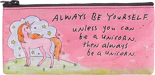 Miniatura 6 de Blue Q Bear Neccessities - Estuche para lápices con cremallera gruesa, resistente y fácil de limpiar, 4.25 pulgadas de alto x 8.5 pulgadas de ancho,