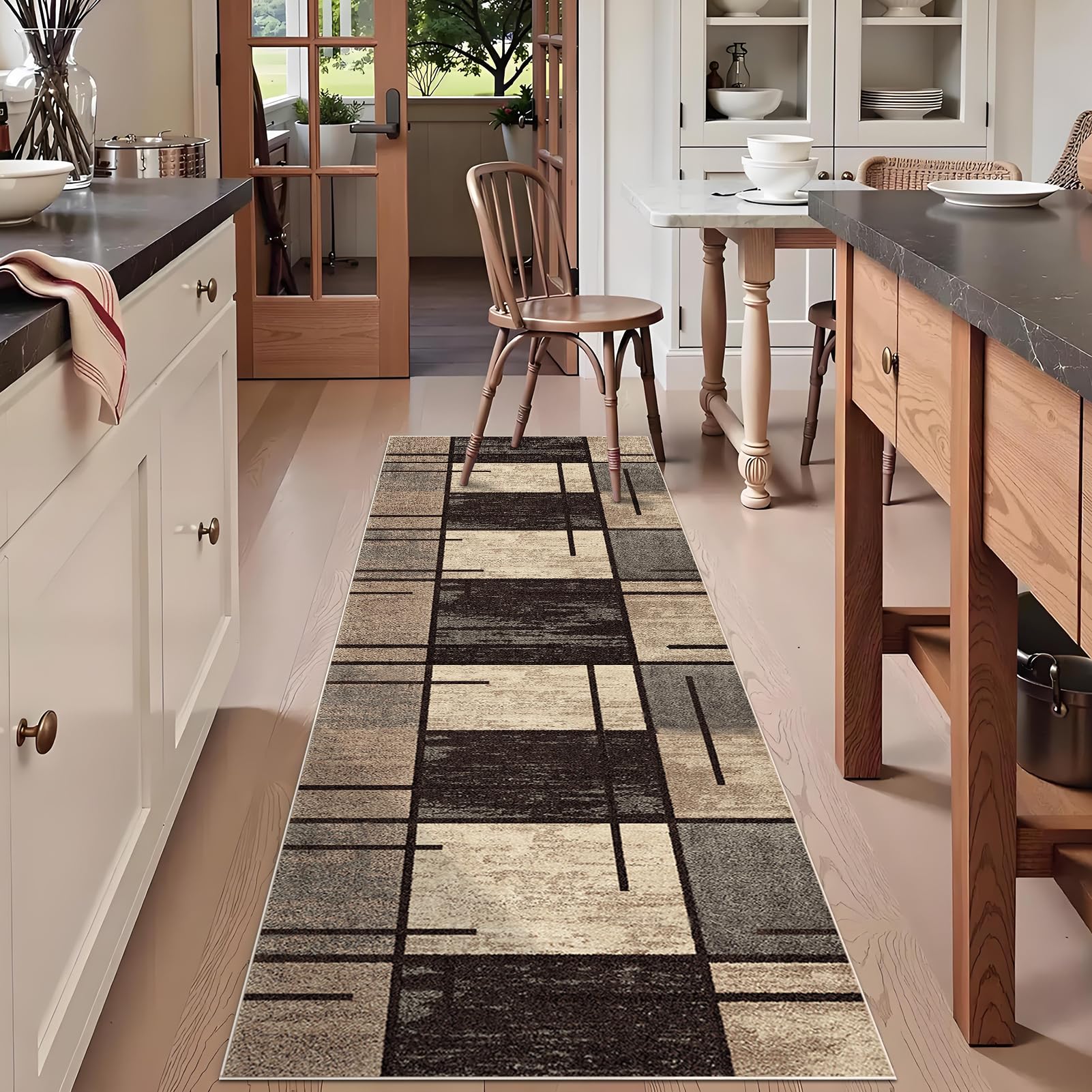Alfombra de cocina lavable de 80 x 230 cm ideal para dar calidez al pasillo o la entrada