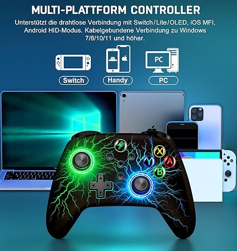 Miniatura 7 de Wireless Switch Controller for Nintendo Switch ControllerSwitch LiteSwitch OLED, Rgb Switch Pro controller for Windows PC IOS Android,Switch Remote
