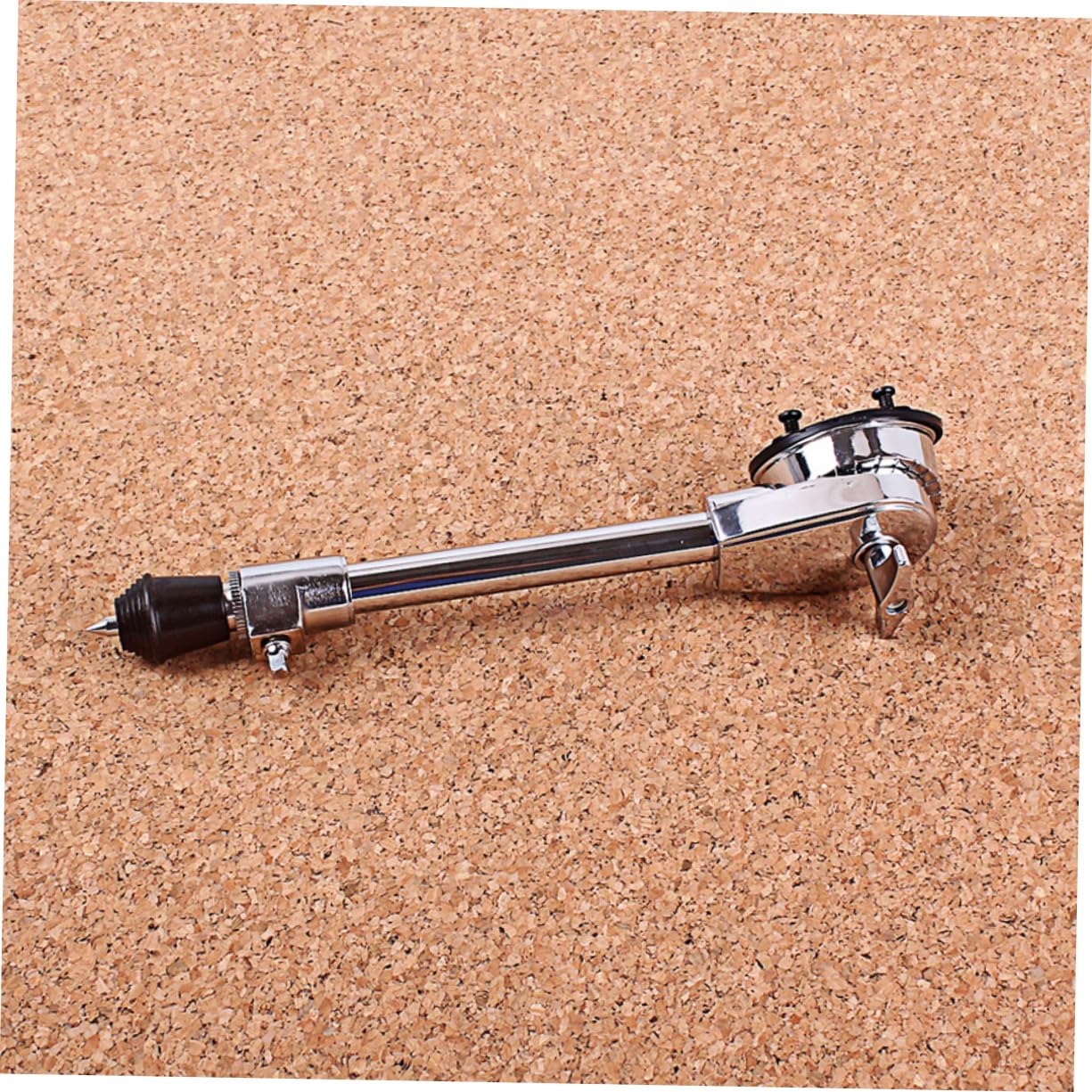 FUNOMOCYA Drum Leg Stand Replacement Part with Skid-Proof Design for Drum Kit Stability and Use, Silver, 28X6.35CM - Image 3