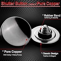 Vista 4 de Botón de liberación del obturador suave (paquete de 2) Botón de obturador de cámara cóncava de gama alta