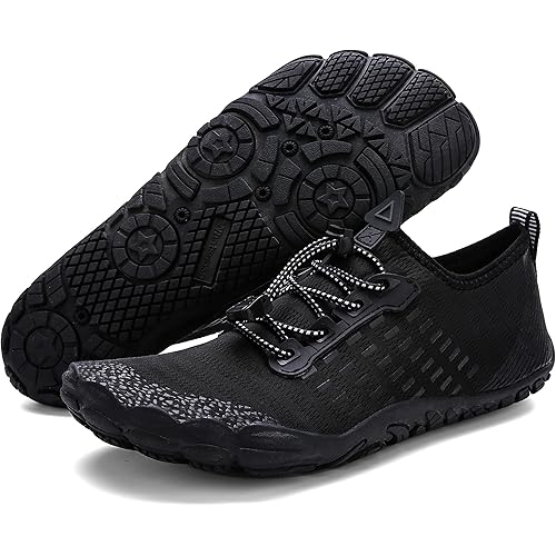 Whatseaso Water Shoes for Women Men Quick Dry Barefoot Shoes for Diving Swim Surf Aqua Walking Beach Yoga