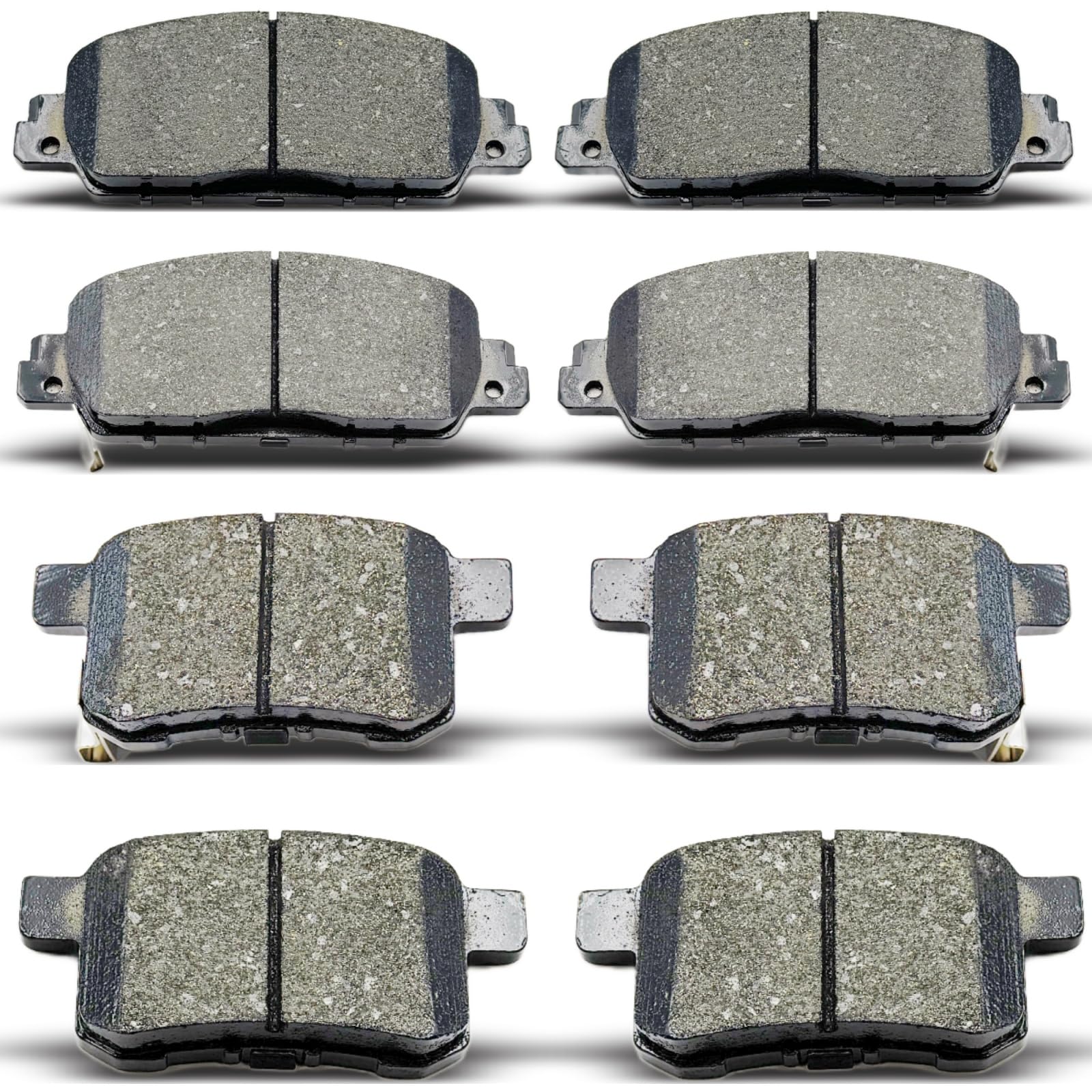 DYZJKWJW D1451/D1654 Ceramic Brake Pads (8 pcs)