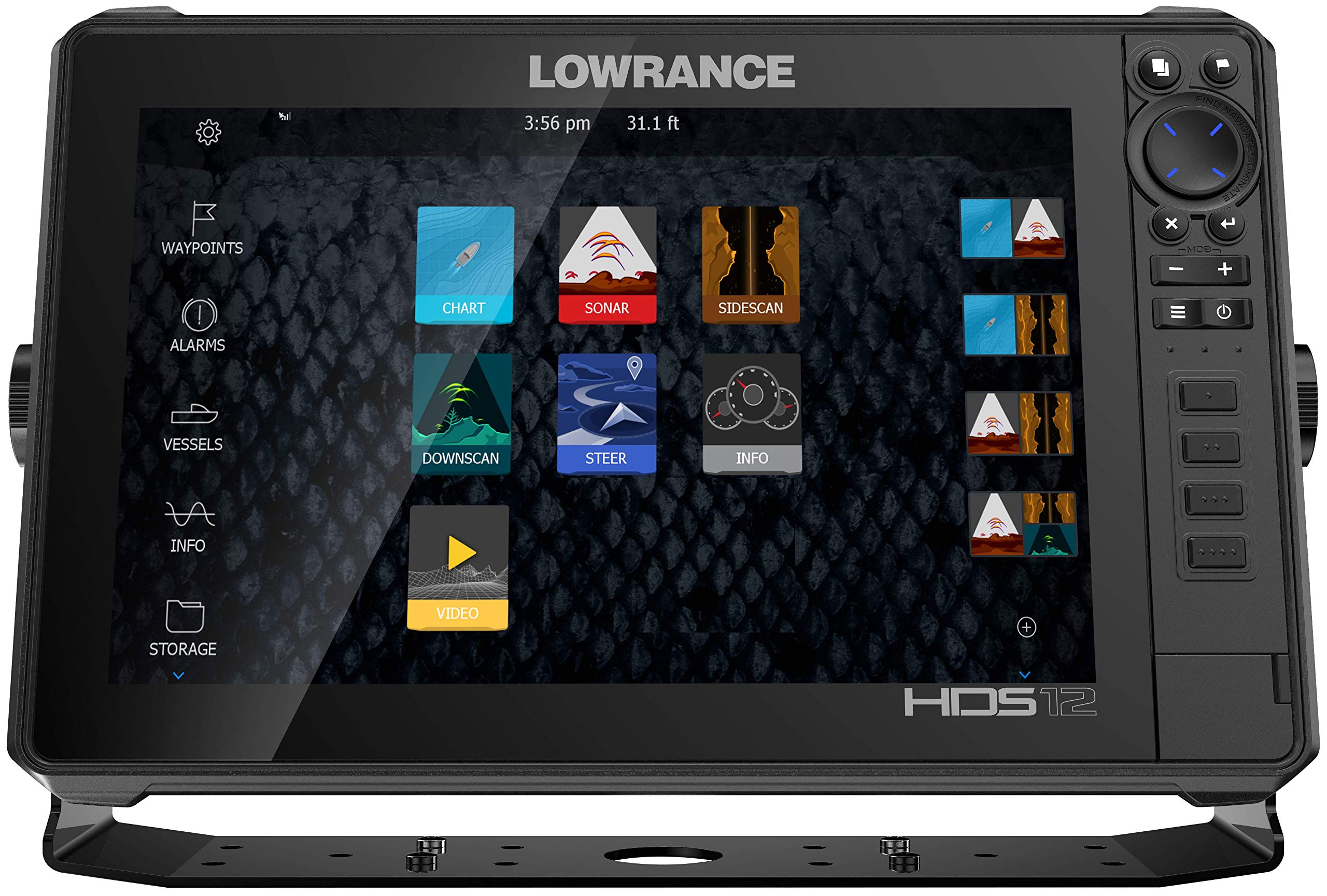 Lowrance HDSLive Fish Finder, MultiTouch Screen, Live Sonar