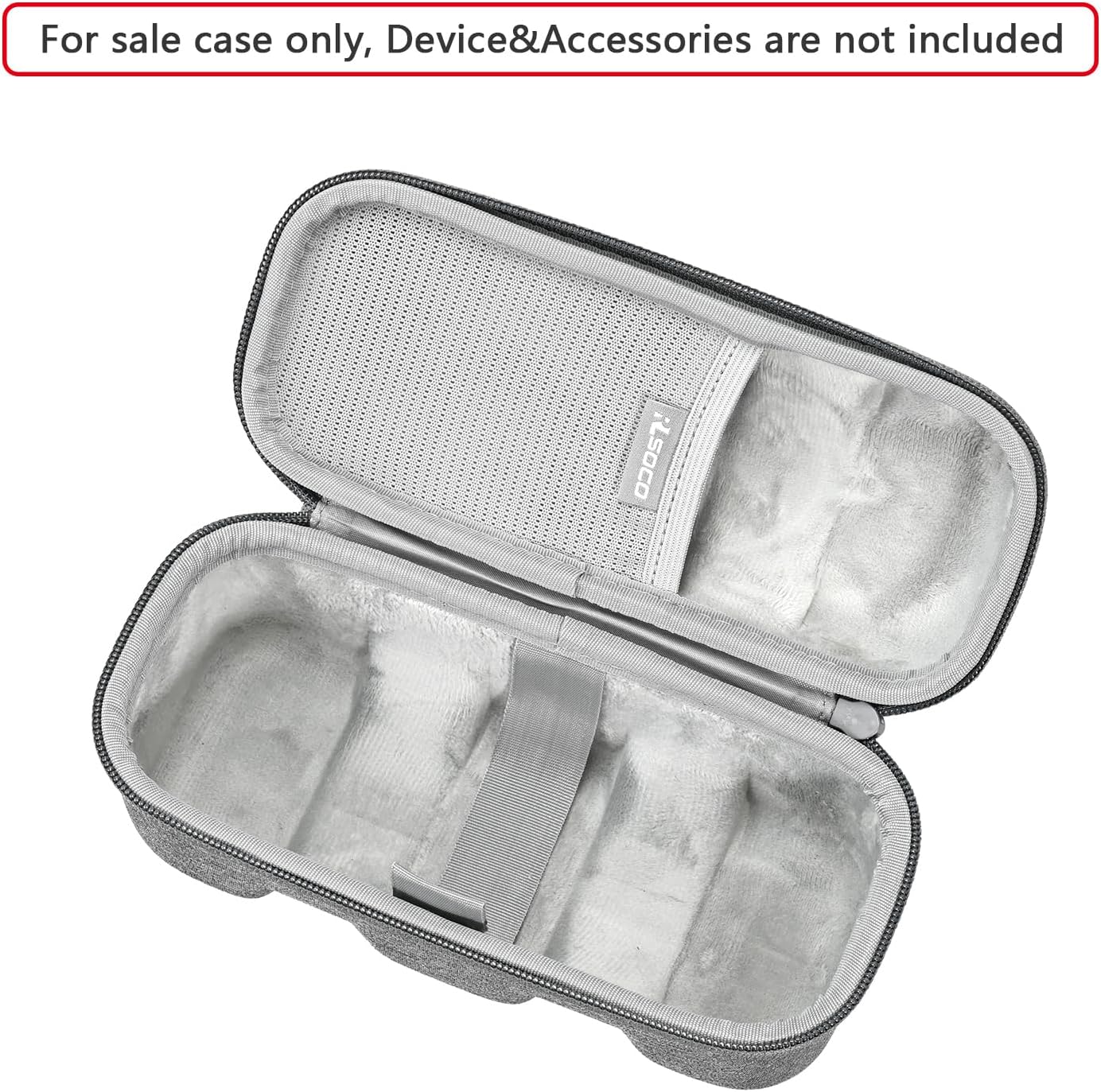 RLSOCO Case for JBL FLIP 5/FLIP 6/FLIP 7/FLIP 4/FLIP Essential 2/FLIP Essential Waterproof Portable Bluetooth Speaker & JBL Tuner 2 Portable DAB DAB+ FM Radio (Grey) - Image 3