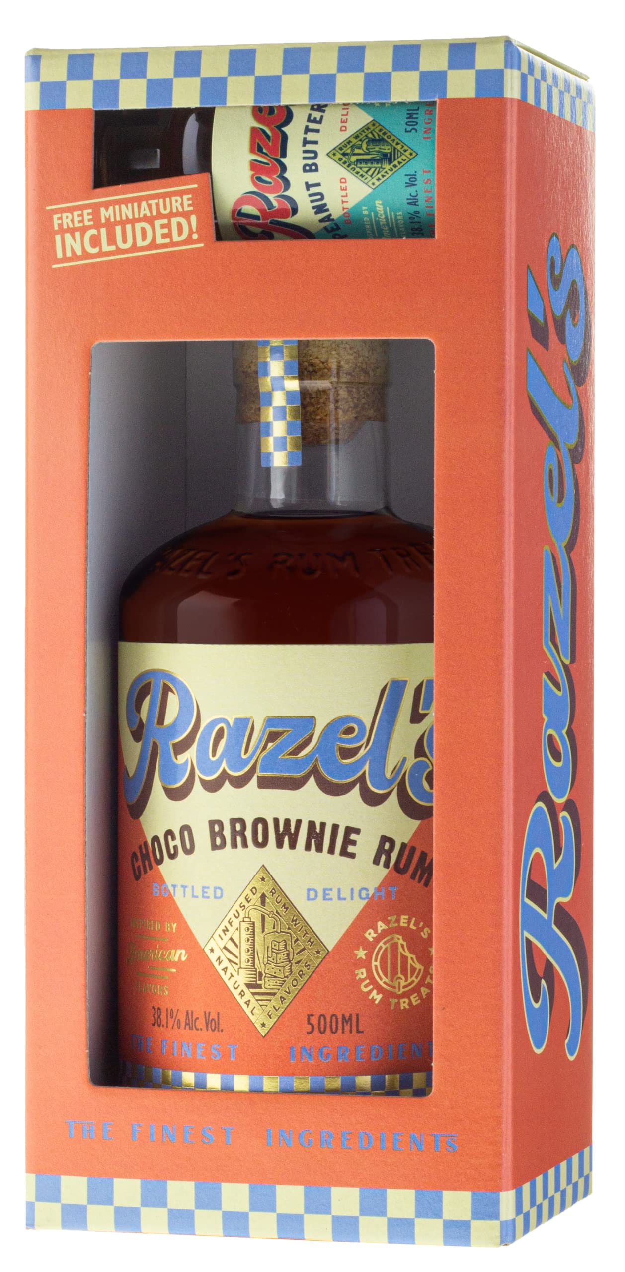 Razel’s Choco Brownie Rum VAP mit 50ml Razel's Peanut Butter, 1, 550.0 milliliter, 550.0 milliliters