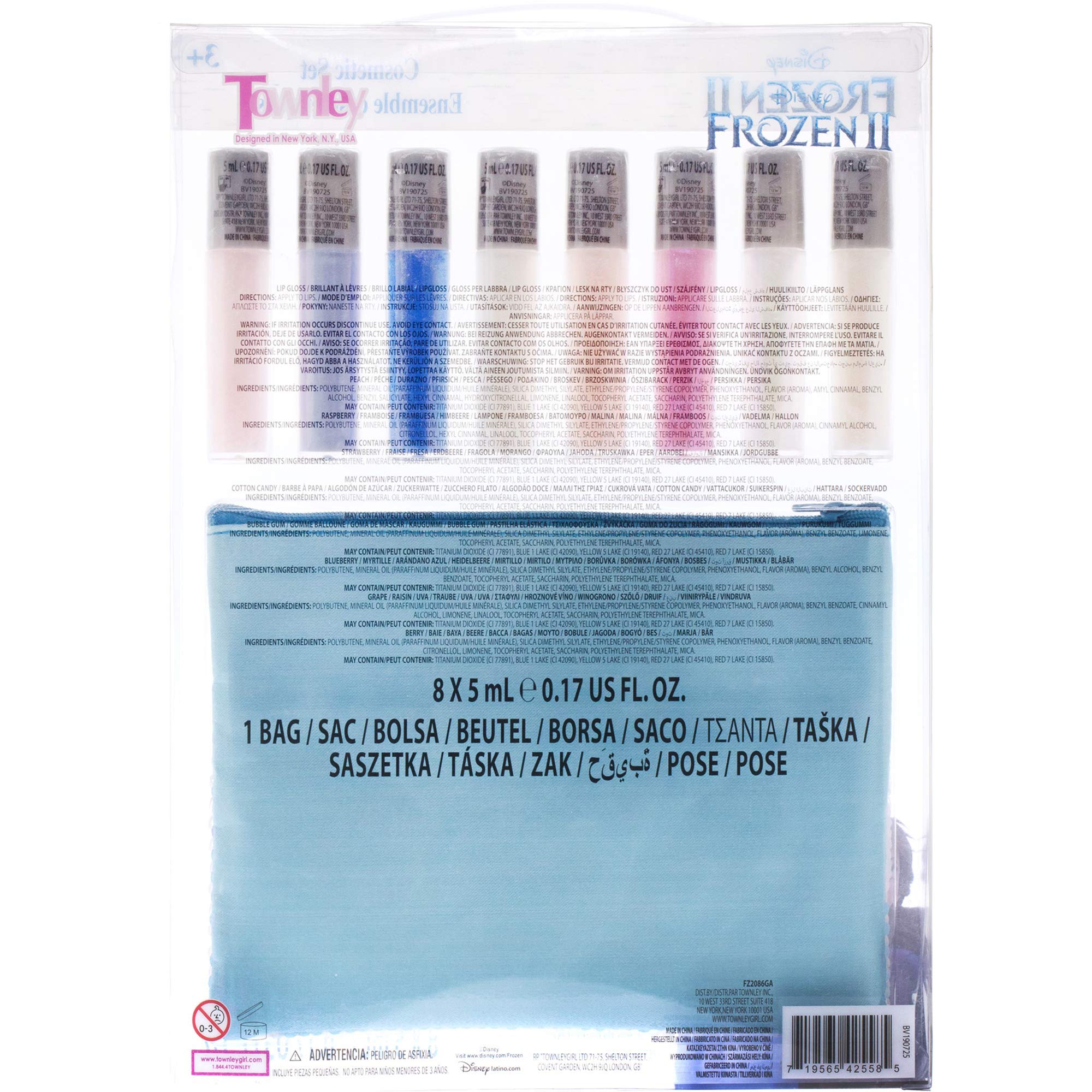 Conjunto de brillo labial de Disney Frozen 4
