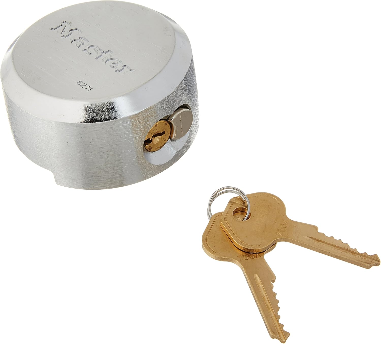 MASTERLOCK CO 6271KAW700A 80030 2-7/8 Shackleless Lock, Plain