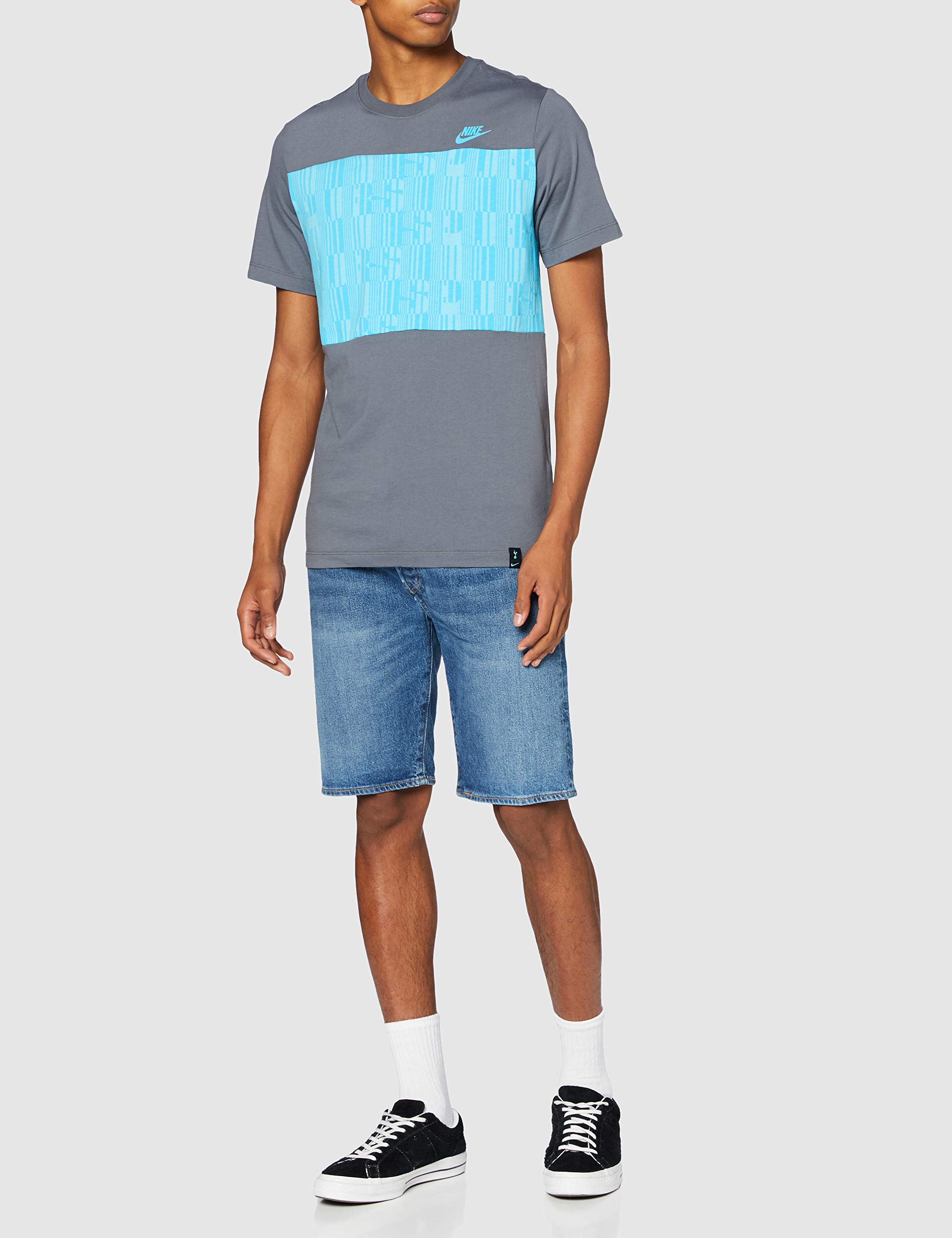 Nike Thfc M Nk tee Travel Cl Camiseta, Hombre, Flint Grey, S