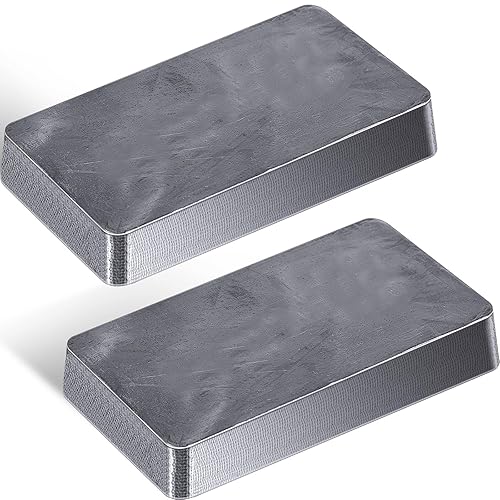 Zonon 99,99% de metal de bismuto puro, 4,4 libras (4.4 lbs) de bloque de bismuto material de cristal de bismuto en bruto lingotes de bismuto para