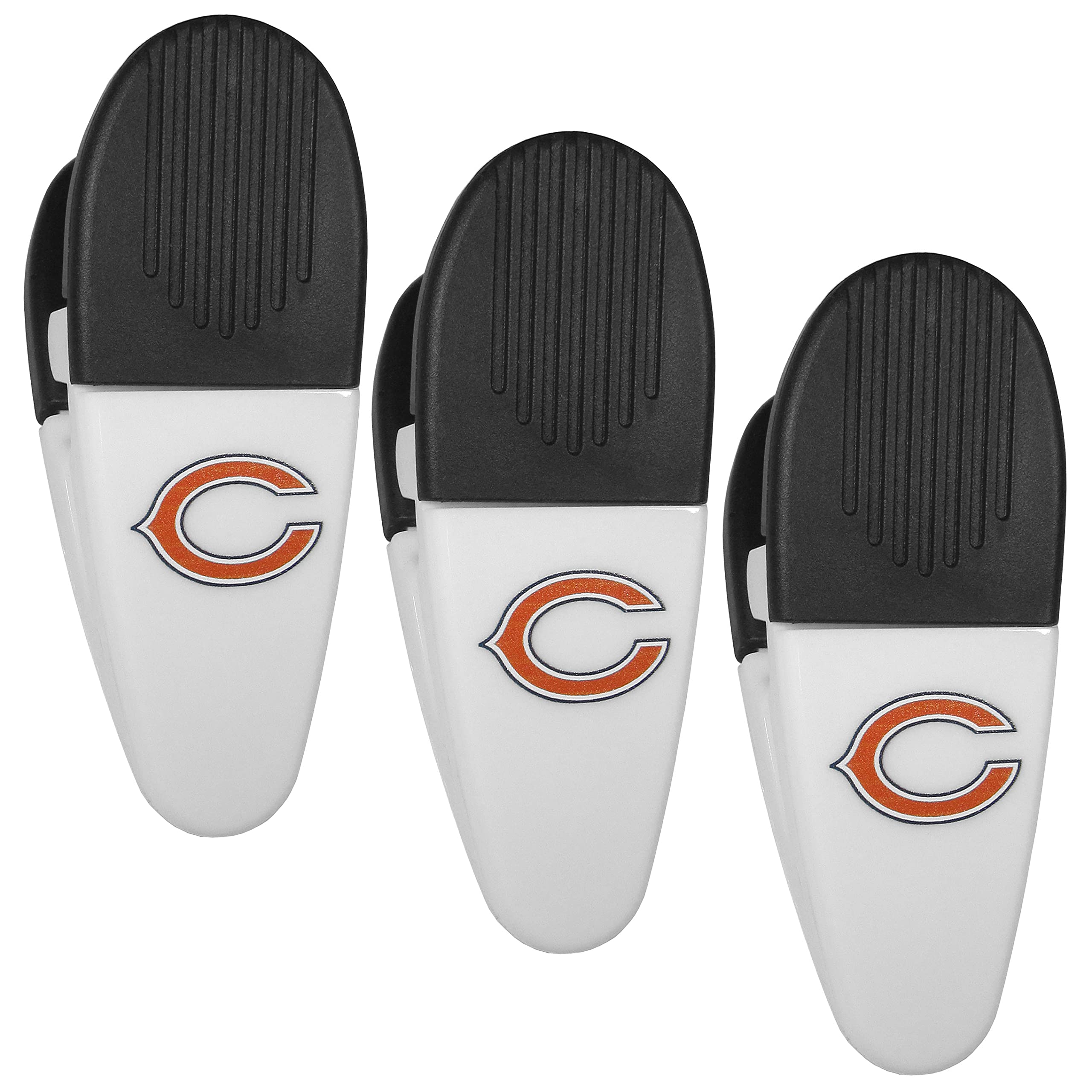 Siskiyou Sports NFL Chicago Bears Unisex Fan Shop Mini Chip Clip Magnets, 3 pk, Team Colors, New Orleans Saints, One Size
