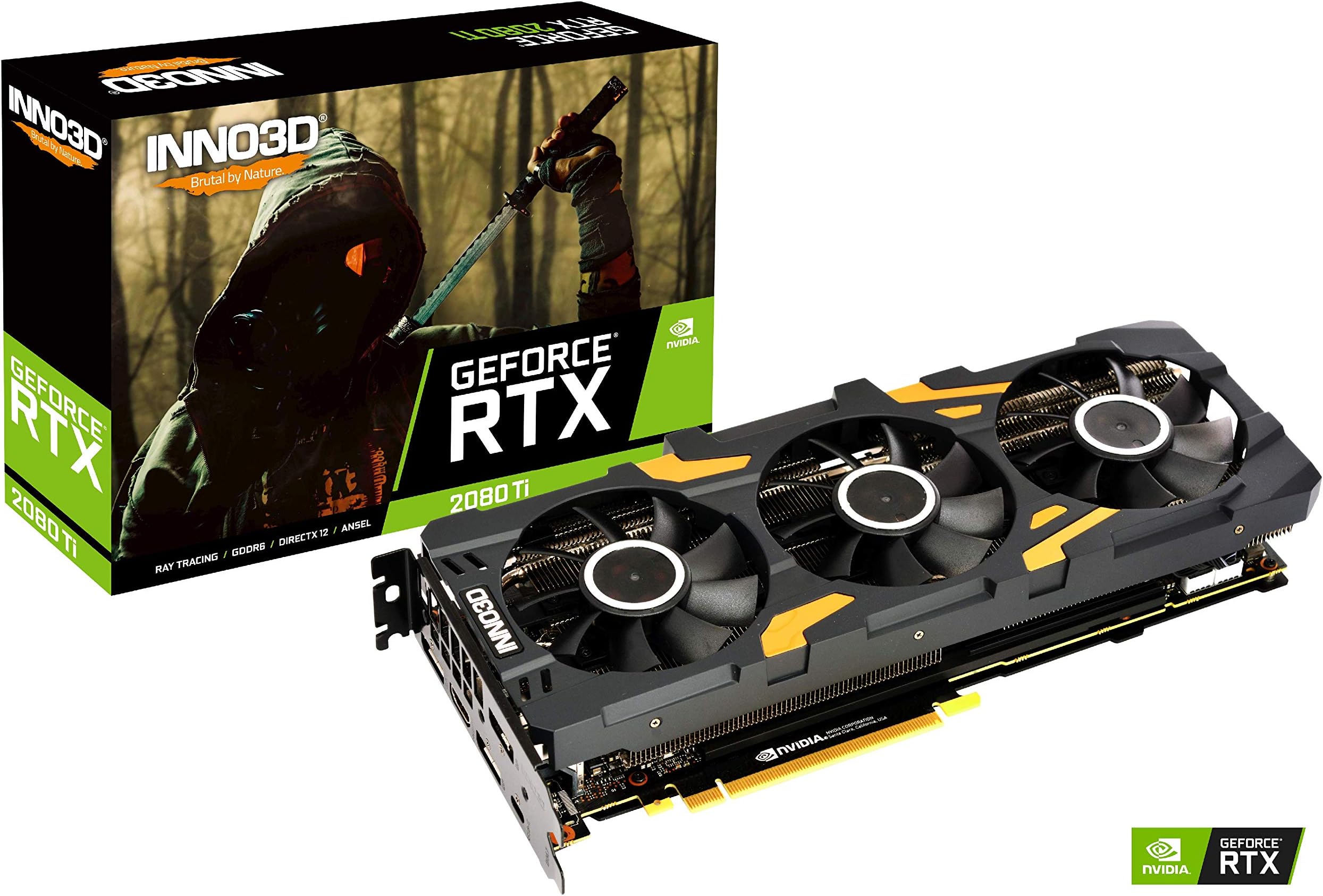 INNO3D Nvidia Gaming Geforce RTX 2080 Ti Gaming Oc X3 11Gb Gddr6 Graphic Card