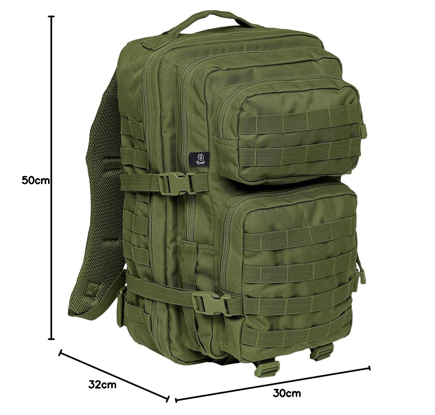Brandit plecak Uniseks Us Assault Rucksack Medium (1 w zestawie)
