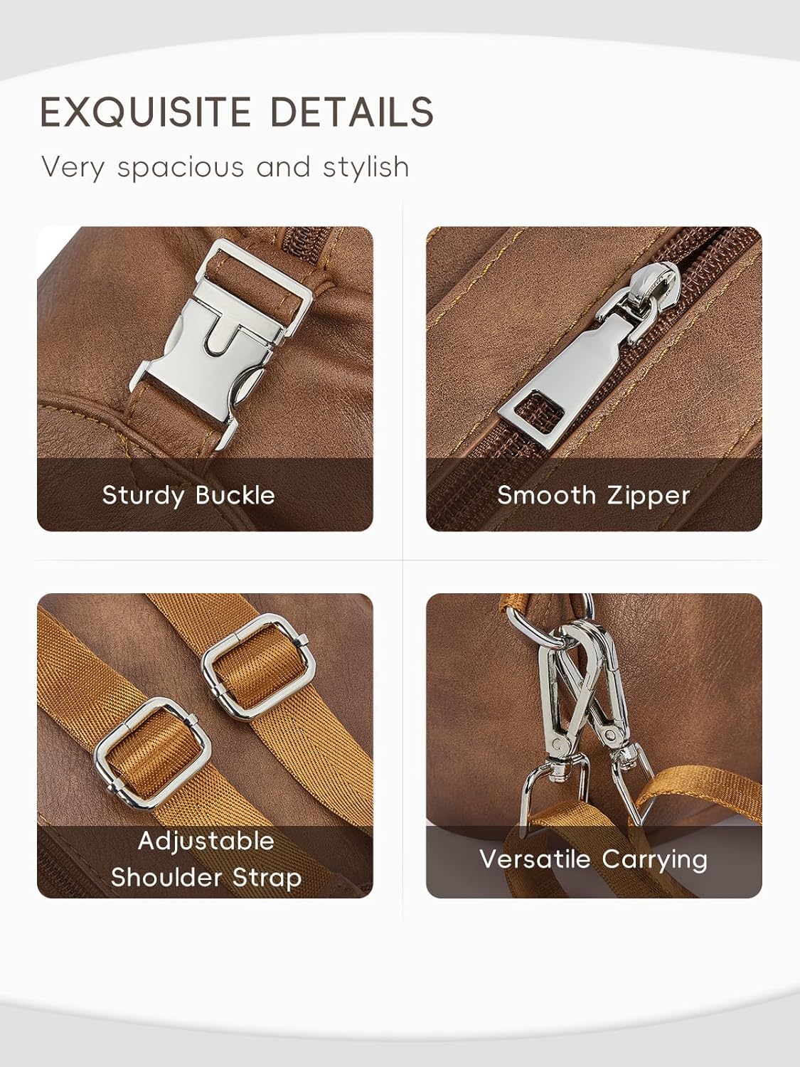 CLUCI Sling Bag for Women Bundle with Wallet Women