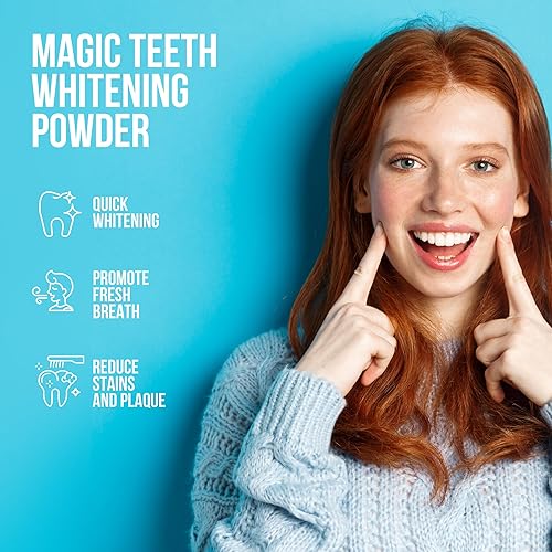 Miniatura 5 de Magic Teeth Whitening Remineralizing Powder - Pap+ Technology Remineralización dental Restauración mineral dental Pasta de dientes en polvo -