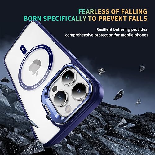 Miniatura 9 de Fudley Funda para iPhone 13 Pro Max, equipada con 2 protectores de pantalla de vidrio templado + 2 protectores de lente de cámara, antideslizante y