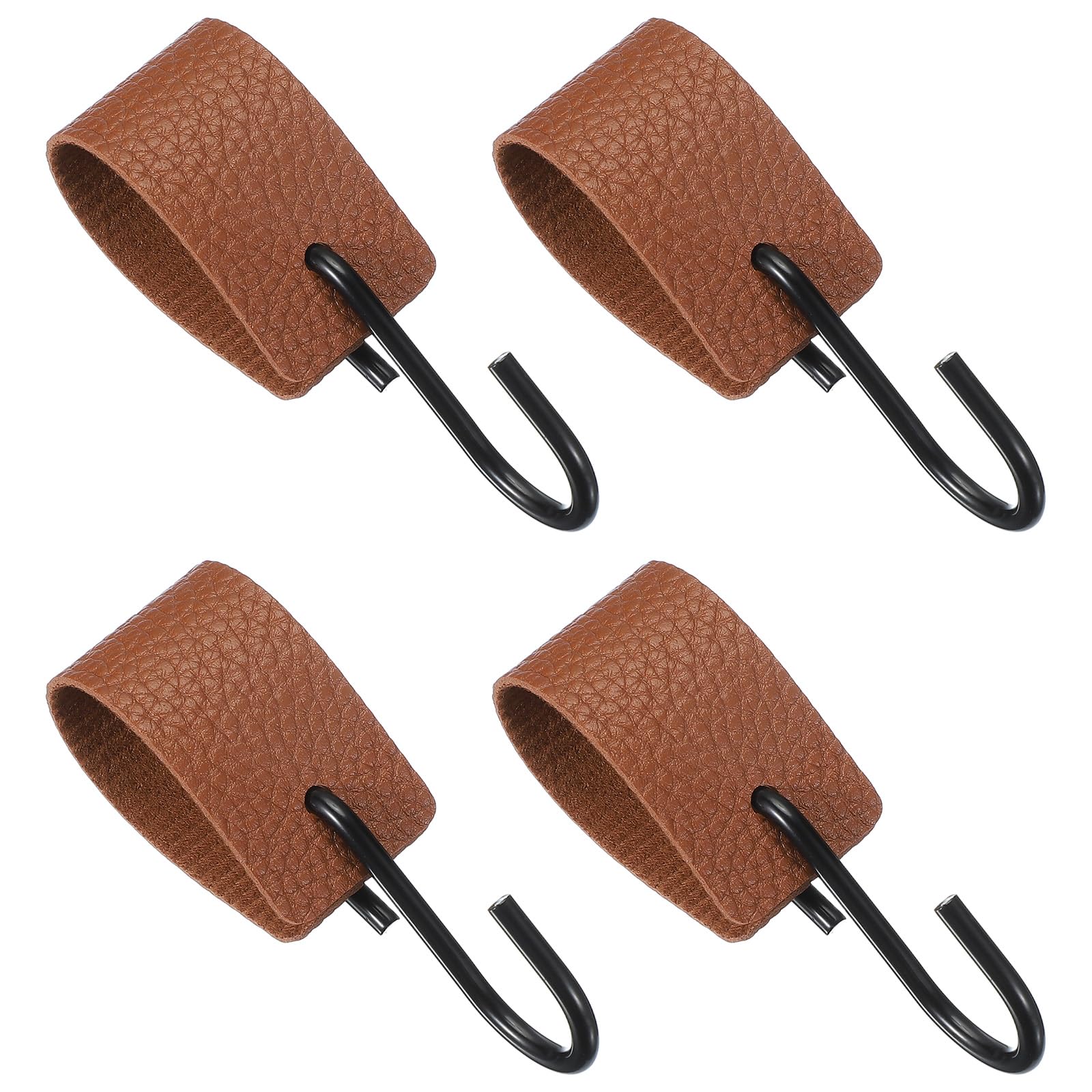 Crochets en S multifonctionnels en cuir pour suspendre vos manteaux sans rayure