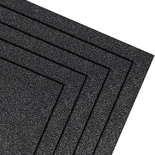Augtouf 20 piezas de papel de lija húmedo o seco, grano 180, surtido de papel de lija fino para madera, metal, resina, automoción, plástico multiusos – 9x3.6 pulgadas