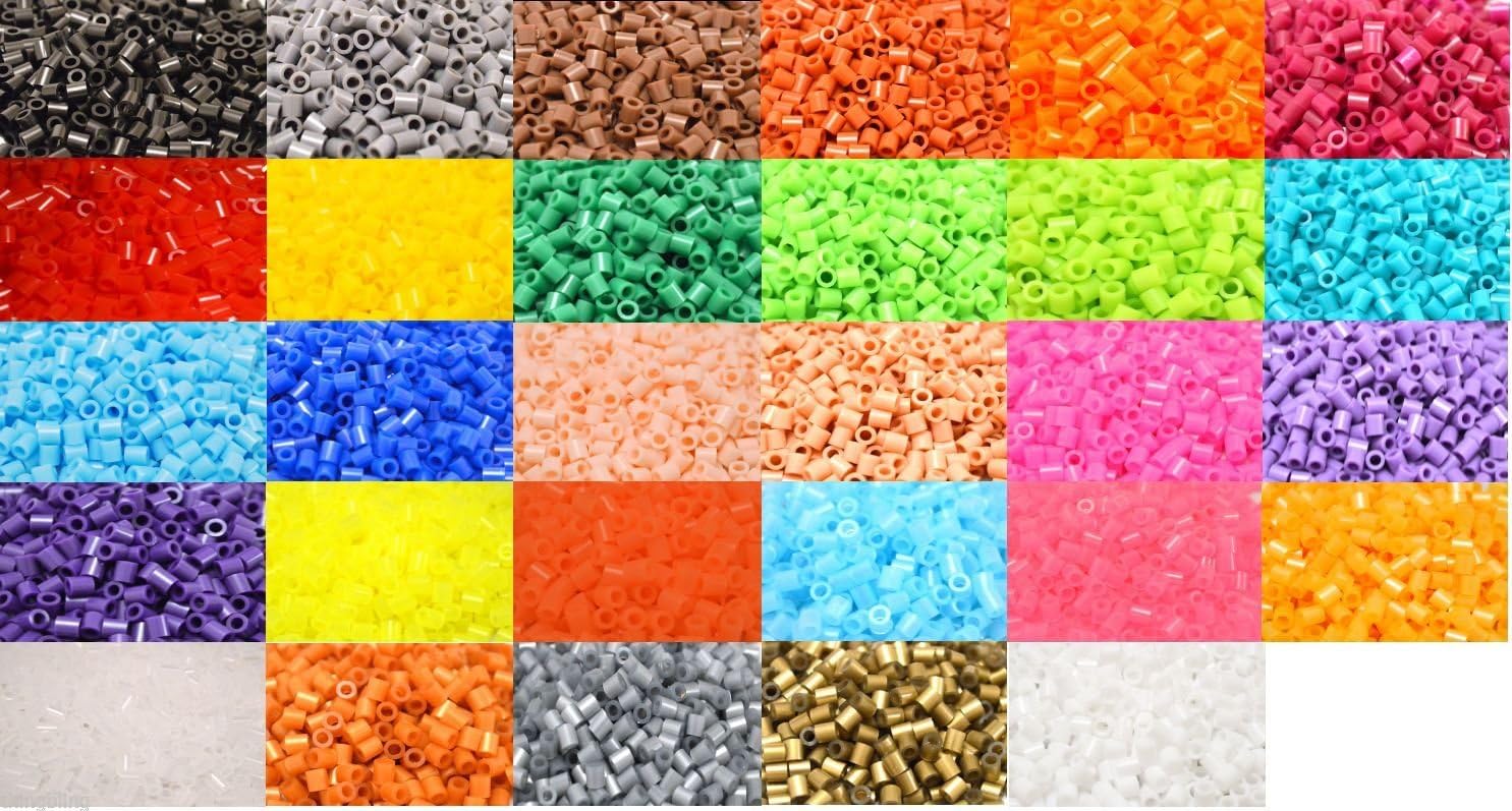 Things4craft 5mm Fuse Bead MEGA Pack - 30 colours - 15000 Beads