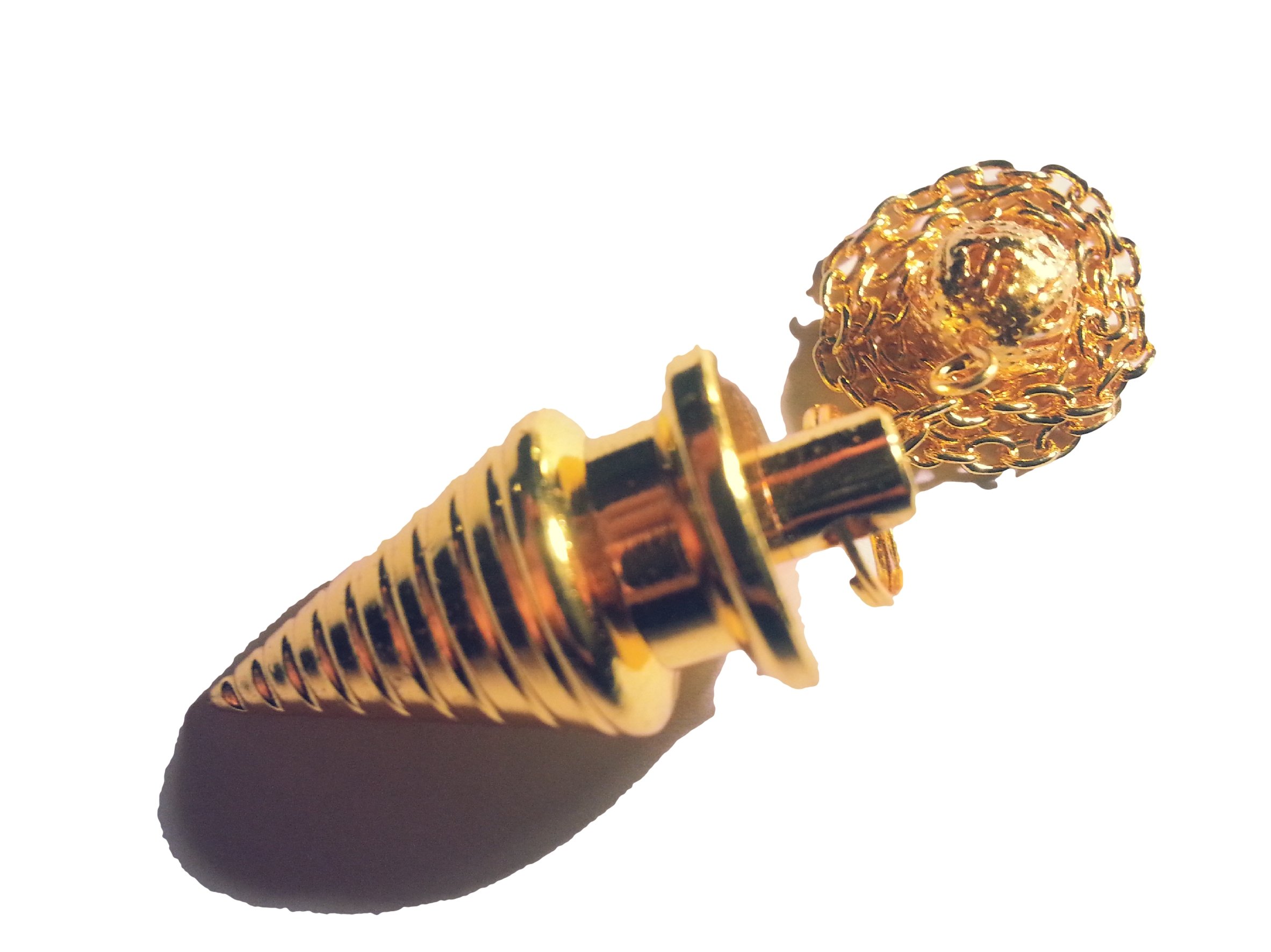 Pendolo In Metallo Per Radiestesia - Colore Oro - Foto 13