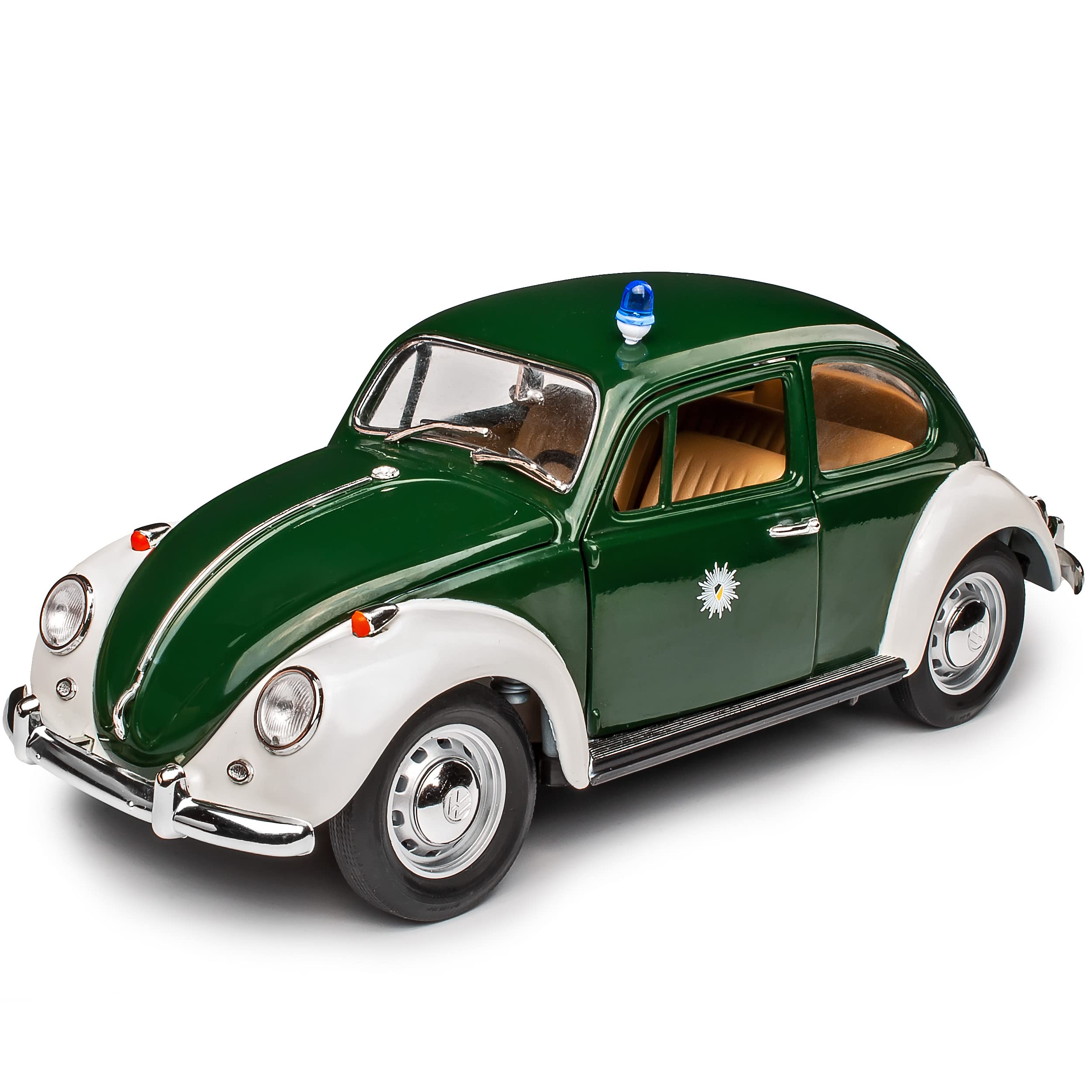 【値下げ】VW Käfer Polizei Stuttgart ミニカー VW Käfer Ovali 1953 - 1956 POLIZEI 1:32, Modelltoys-Austria