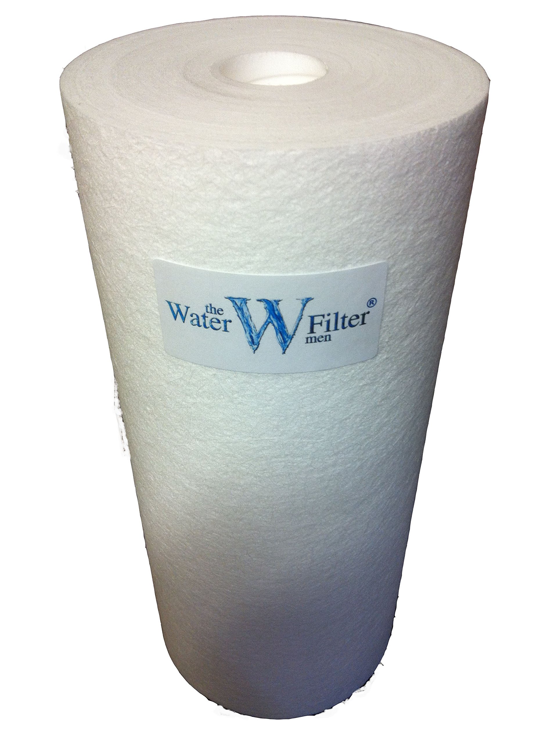 10" Jumbo PP Sediment Water Filter Cartridge 1 Micron Water Filter (10" x 4.5") for Sediment and Lime Filtration (Reverse Osmosis/Water Fed Pole/Hard Well Water Treatment)
