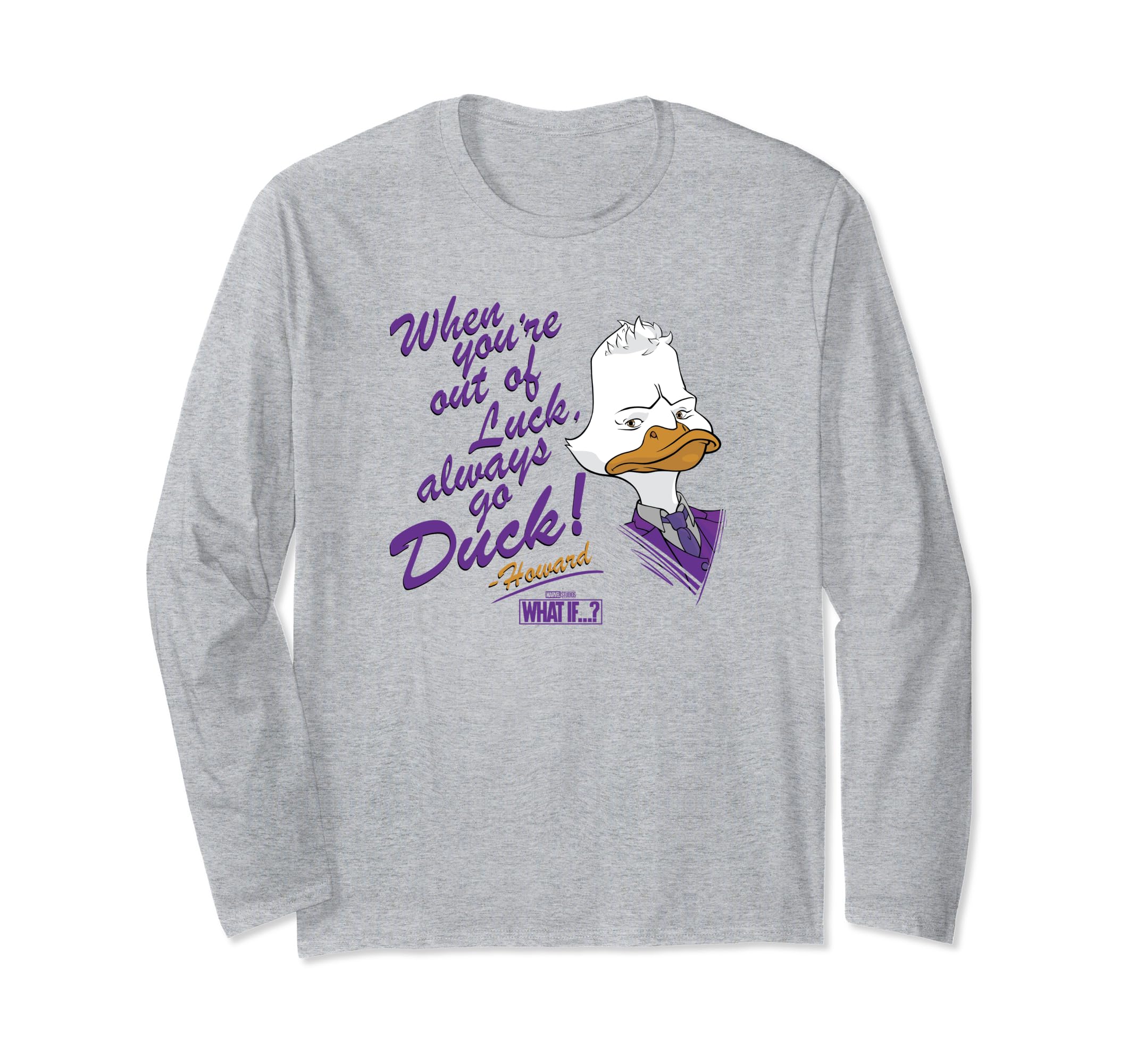 T-shirt Marvel What If Howard the Duck idéal pour vos soirées streaming geek