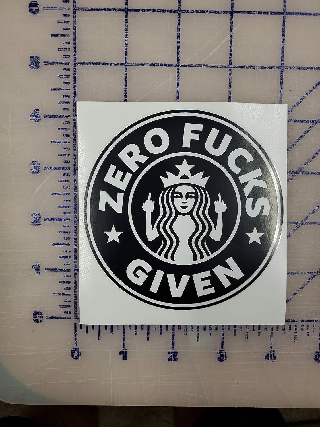 Zero Fucks Given 4" | Decal Vinyl Sticker | Cars Trucks Vans Walls Laptop | Hunting buck bow shooting enthusiasts Custom