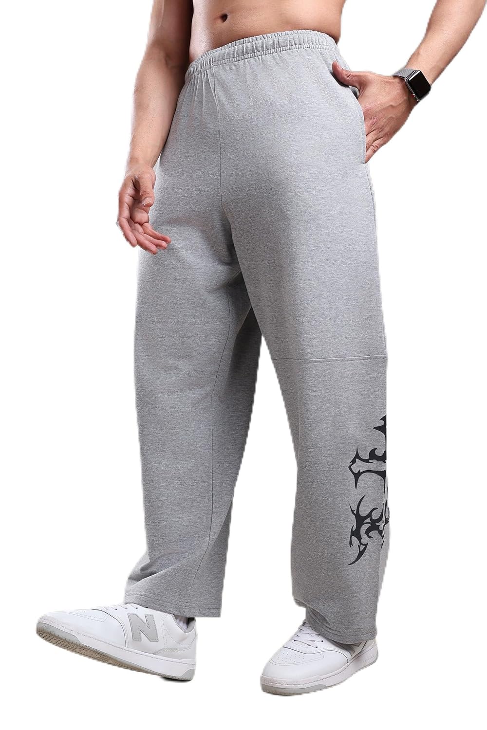 Men's Cotton Baggy Trackpants | Oversized Fit Streetwear & Gym Wear | Sweatpants Printed Track Pants Comfortable Casual Jo... - Review, Price and Buying Guide