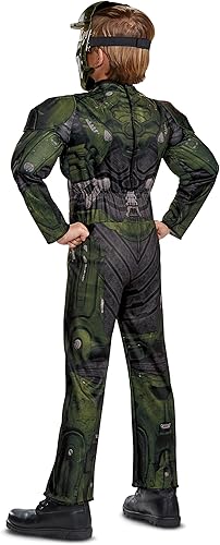 Miniatura 2 de Halo Wars 2 - Disfraz clásico de Jerome Musculoso, verde, XL (14-16)