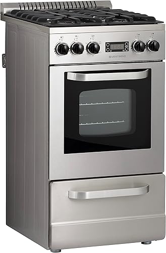 Miniatura 2 de West Bend WB200GRPSS - Horno de gas, 20 pulgadas, metálico