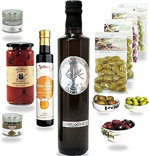 Geschenkpaket Flavors of Greece – Originale Griechische Delikatessen, Mediterrane Spezialitäten, Kulinarisches Geschenkset für Feinschmecker.