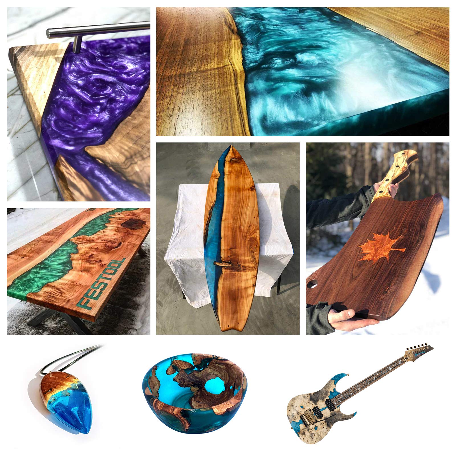 Buy Epoxy Resin32OZ Resin Kit, Epoxy Resin Crystal ClearNot Yellowing