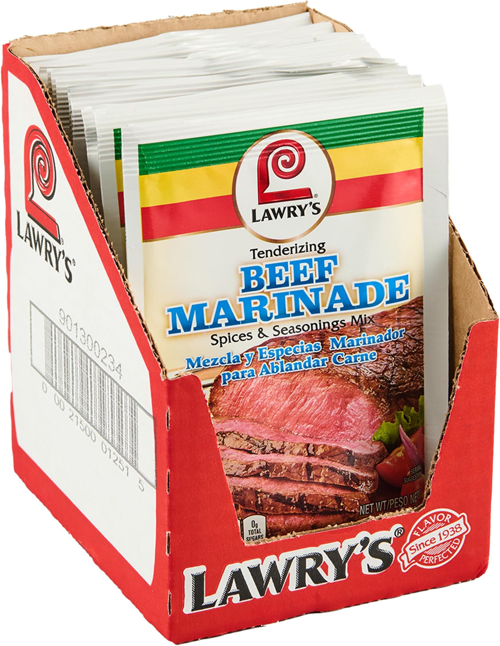 Tenderizing Beef Marinade Spices & Seasonings Mix, 1.06 Ounce (Pack of 12)