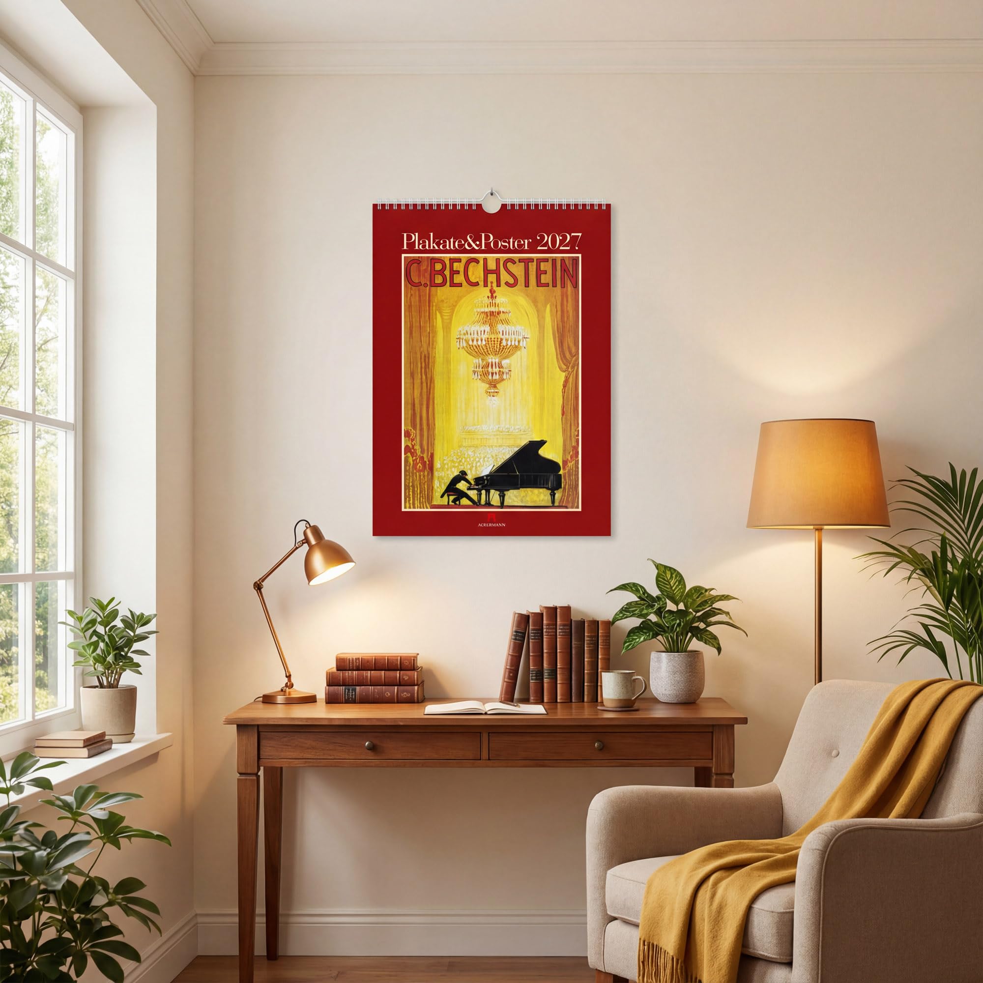 Plakate & Poster Kalender 2027 | Vintage Kunst-Kalender im großen Hochformat (50x66 cm) | Historische Plakatkunst