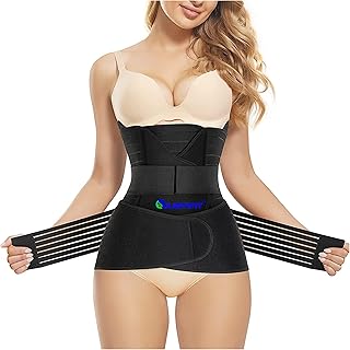 JUSTIFIT 3 In 1 Postpartum Belly Band Post Pregnancy Abdominal Belt After delivery For Women c section delivery Birth Bell...