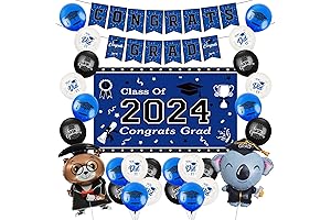 2024 Graduation Party Decorations Blue Themed - Class of 2024 Graduation