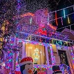 XTF2015 Lumières intérieures extérieures de Noël, 105ft 300 LED Connecté de bout en bout 9 Modes Timer Remote Christmas String Lights pour arbres, patio, jardin, fête, mariage, vacances (blanc chaud) + Multicolore)