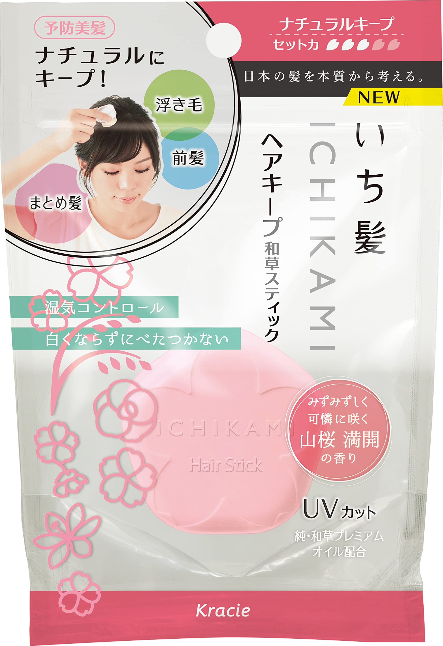Amazon | いち髪 ヘアキープ和草スティック 13g | いち髪 | ヘア美容
